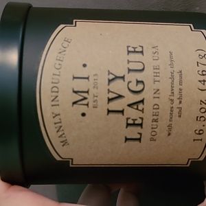 Manly Indulgence Candle, Ivy League, 15oz